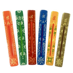 Coloured Om Incense Holder