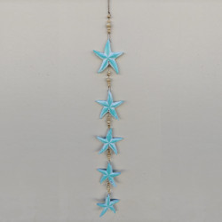 Driftwood Blue Star Hanger