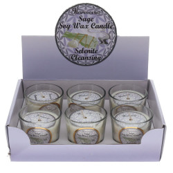 Votive Candle - Cleansing Selenite Sage