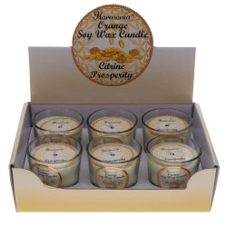 Votive Candle - Prosperity Citrine Orange