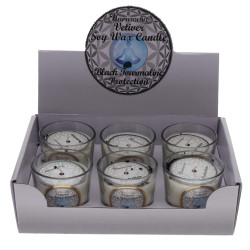 Votive Candle - Protection Tourmaline Vetiver