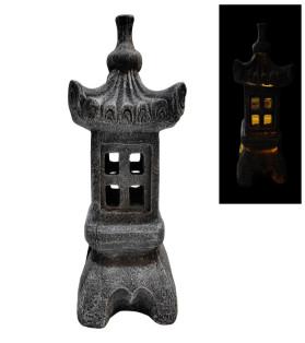 26cm Garden Pagoda with Solar Light