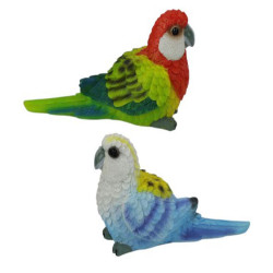 13cm Sitting Rosella Paper Weight 2 Asstd