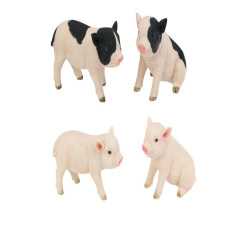 14cm Cute Pigs 4 Asstd