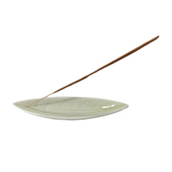 Ceramic Leaf Shape Incense Holder