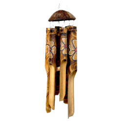50cm Bamboo Dot Painted Wind chime