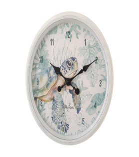 Coastal Turtle 40cm Clock By Kelly Lan