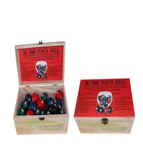 4cm Metal Yin Yang Ball in Box 4 Asstd (30=Free Display)