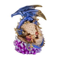 Dragons On Egg With Crystal