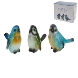 9x7.5cm Marble Bird 6 Ass