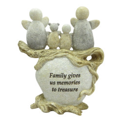 11cm Rock Family on Tree