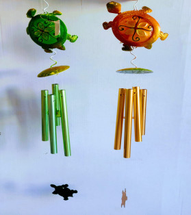 Metal Turtle Windchime