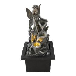26cm Light Up Fountain with Fairy