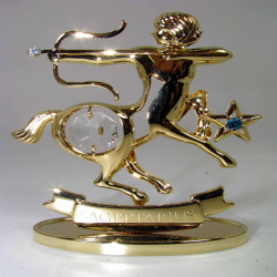 8.5cm Gold Crystal Sagittarius