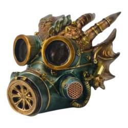 20x20cm Dragon with Steampunk Mask