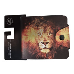Digital Print Men's Wallet - Lion