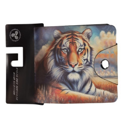 Digital Print Men's Wallet - Tiger