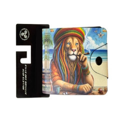 Digital Print Men's Wallet - Rasta Lion