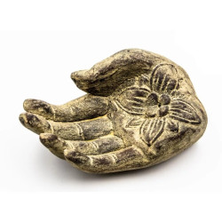 Single Hand Stone Incense Burner