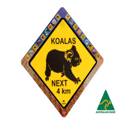 18.5cm Small Koala Road Sign
