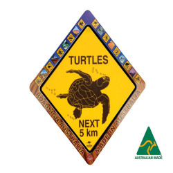 18.5cm Small Turtle Road Sign