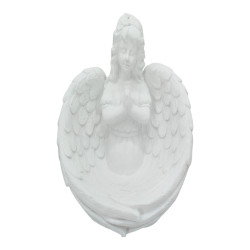 32x33cm Garden Angel Birdfeeder with Wings