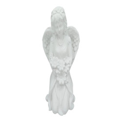 40cm Garden Angel Holding Flowers