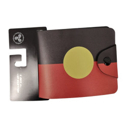Digital Print Men's Wallet  - Aboriginal Flag