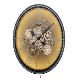 64cm Cog Clock with Colour Changing LED Lights