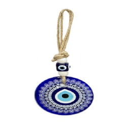 Evil Eye Glass Large Hanging (N)