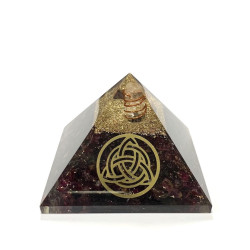 Garnet Orgonite Pyramid