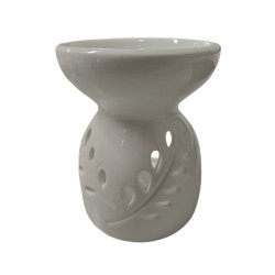 Round Oil Burner White