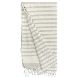 Turkish Style Cotton Towel - Latte