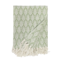 50x60 inch Cotton Throw - Green