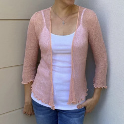 Woven Stretch Top - Light Pink