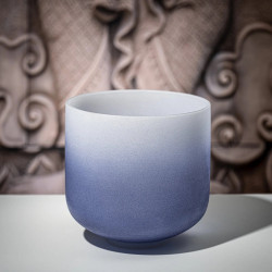 Crystal Frosted Semi 7 Chakra Singing Bowl A 20cm