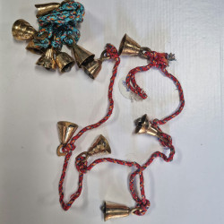 String Of 6 Brass Bells