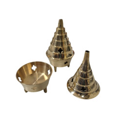 Brass Incense, Resin And Cone Burner