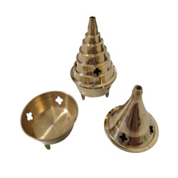 Brass Incense, Resin And Cone Burner