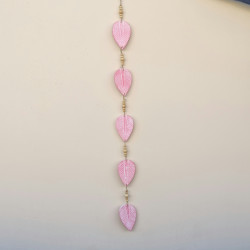 Driftwood Pink Leaf Hanger