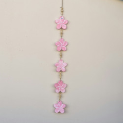 Driftwood Pink Frangipani Hanger