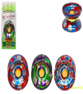 King of Spin' Pro Metallic Yoyo 3 Asstd (Gift Box) (Hang Sell)