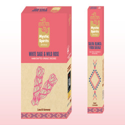 Mystic Spirits White Sage Wild Rose Incense 15gm
