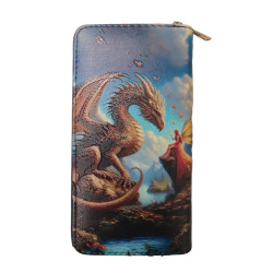 Digital Print Purse Large Dragon Fairy Design