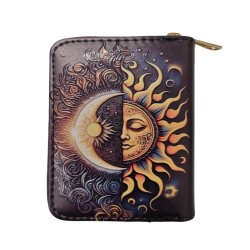 Digital Print Purse Small Sun Moon Design