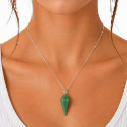 Green Aventurine Pendulum Necklace