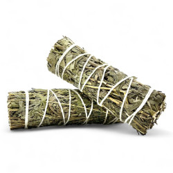 10cm Dried Mugwort Smudge Stick