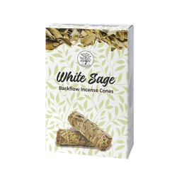 Sacred Tree White Sage Backflow Cones