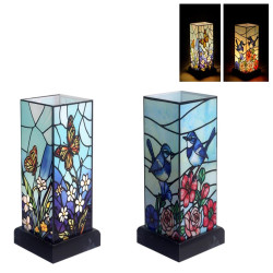 17cm Acrylic Decor with Butterfly/Wren USB Light 2 Asstd
