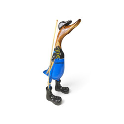 40cm Wooden Duck Fisherman